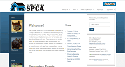 Desktop Screenshot of centraltexasspca.org