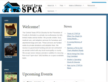 Tablet Screenshot of centraltexasspca.org